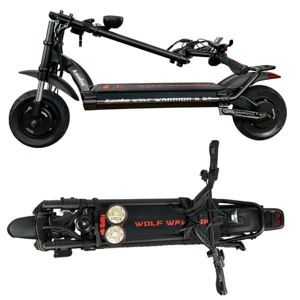 Повнопривідний електросамокат Kaabo Wolf Warrior X Plus 60v 21ah 1358630996 фото