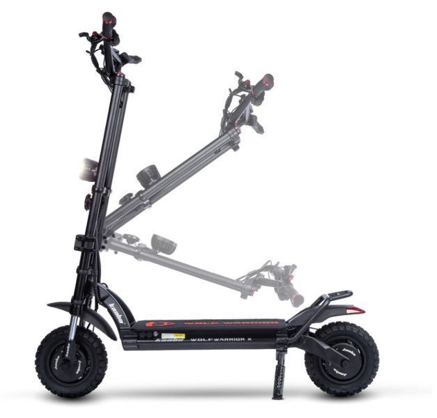 Повнопривідний електросамокат Kaabo Wolf Warrior X Plus 60v 21ah 1358630996 фото
