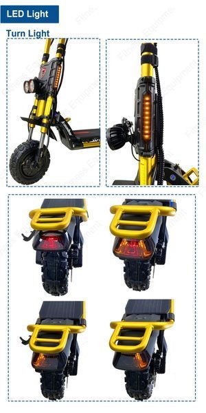 Повнопривідний електросамокат Kaabo Wolf King GT 72v 35Ah LG 1546316175 фото