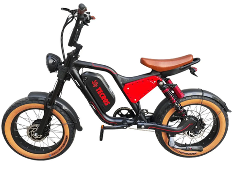 Електровелосипед fatbike Tecros X9 dual 48v 20.3Ah 2х1000w 20" 50 км/год Tecros X9 dual 48v 20.3 фото