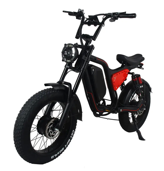 Електровелосипед fatbike Tecros X9 dual 48v 20.3Ah 2х1000w 20" 50 км/год Tecros X9 dual 48v 20.3 фото