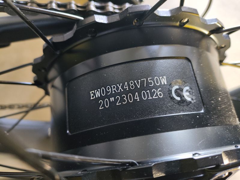 Електровелосипед fatbike ZonDoo F1 48v 20ah Samsung 750w 20" 45 км/год 1926564893 фото
