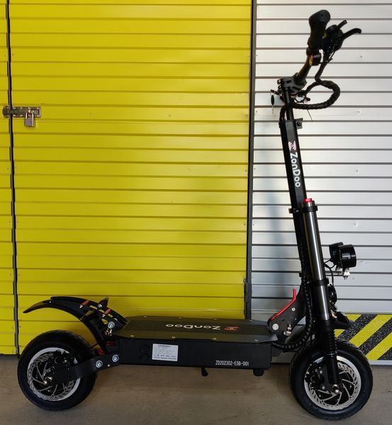 Повнопривідний електросамокат ZonDoo Zo03 plus 6000w 60v 38.4ah Panasonic 1775006373 фото