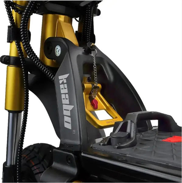 Повнопривідний електросамокат Kaabo Wolf King GTR 72v 35Ah LG Gold Wolf King GTR gold фото