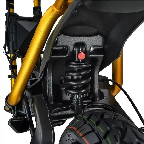 Повнопривідний електросамокат Kaabo Wolf King GTR 72v 35Ah LG Gold Wolf King GTR gold фото